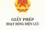 Dich Vu Xin Giay Phep Hoat Dong Dien Luc
