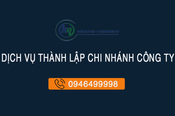 Dich Vu Thanh Lap Chi Nhanh Cong Ty