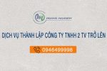 Thanh Lap Cong Ty Tnhh 2 Tv
