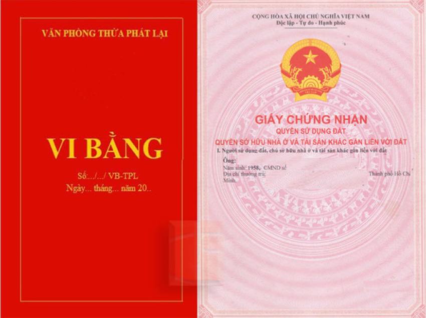 vi bằng nhà đất là gì