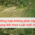 Các Trường Hợp Không Phải Nộp Tiền Sử Dụng đất